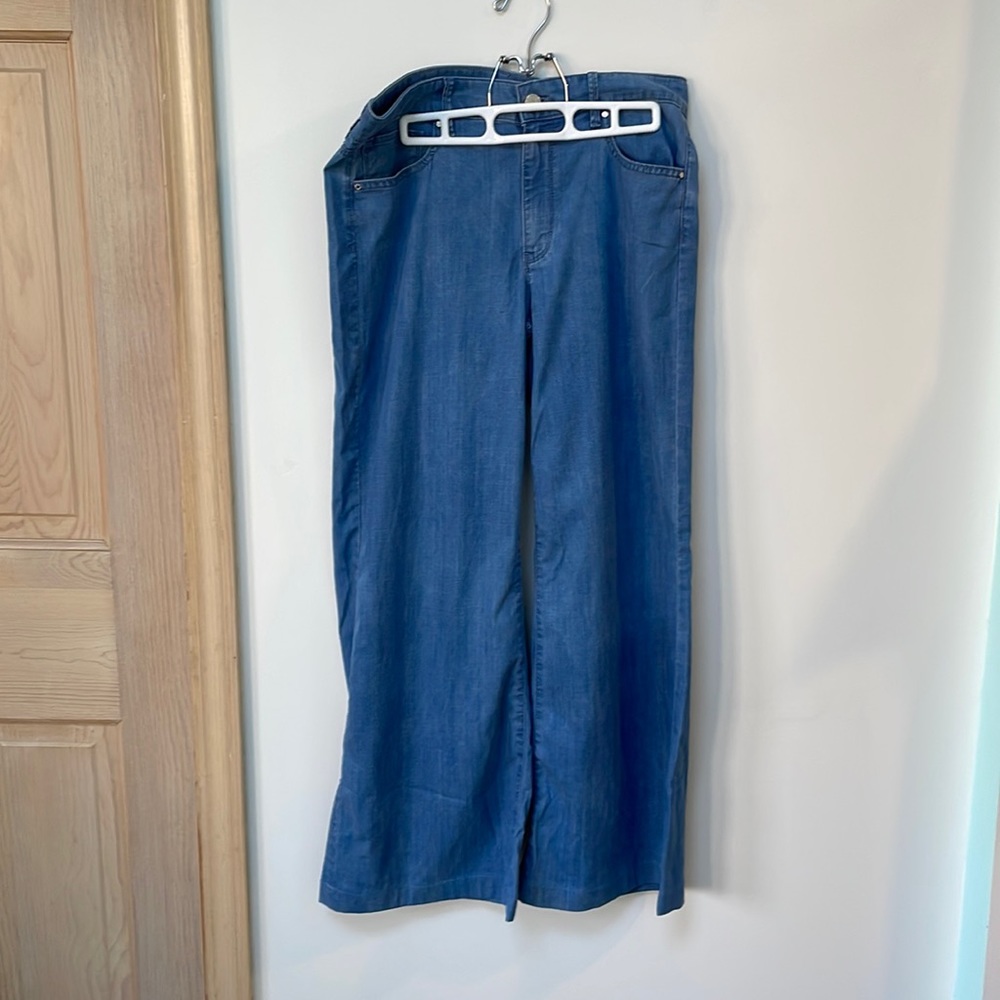 White House black market the wide leg jean high rise - Picture 2 of 7